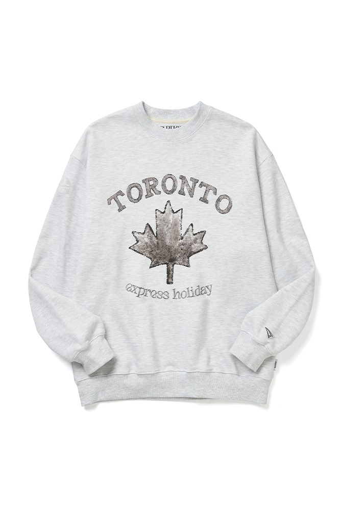 Toronto Landmark Sweatshirt_White Melange